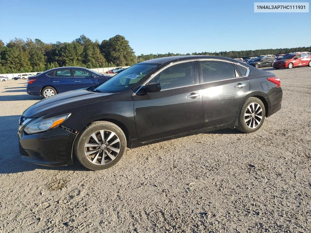 2017 Nissan Altima 2.5 VIN: 1N4AL3AP7HC111931 Lot: 76343334