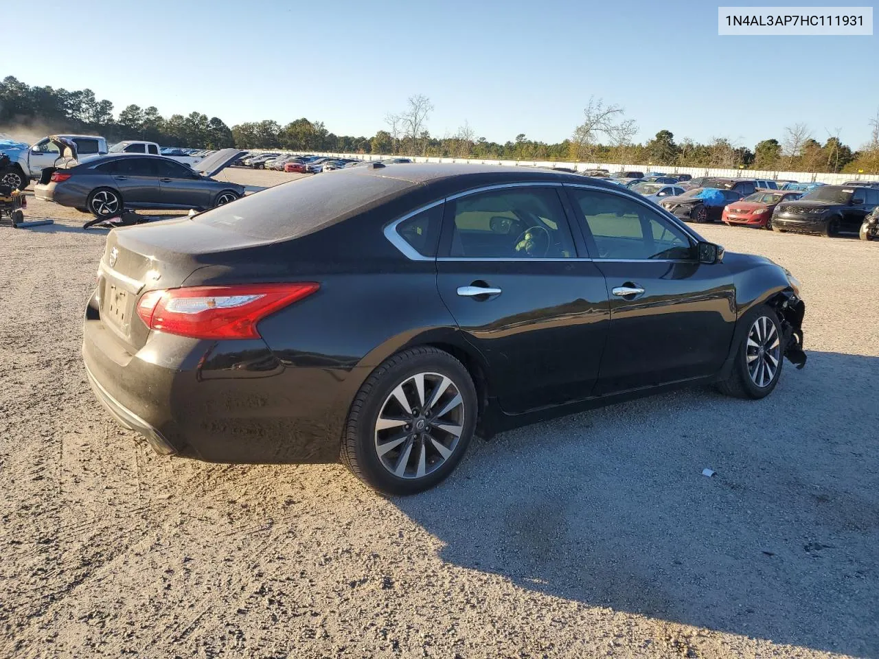 2017 Nissan Altima 2.5 VIN: 1N4AL3AP7HC111931 Lot: 76343334