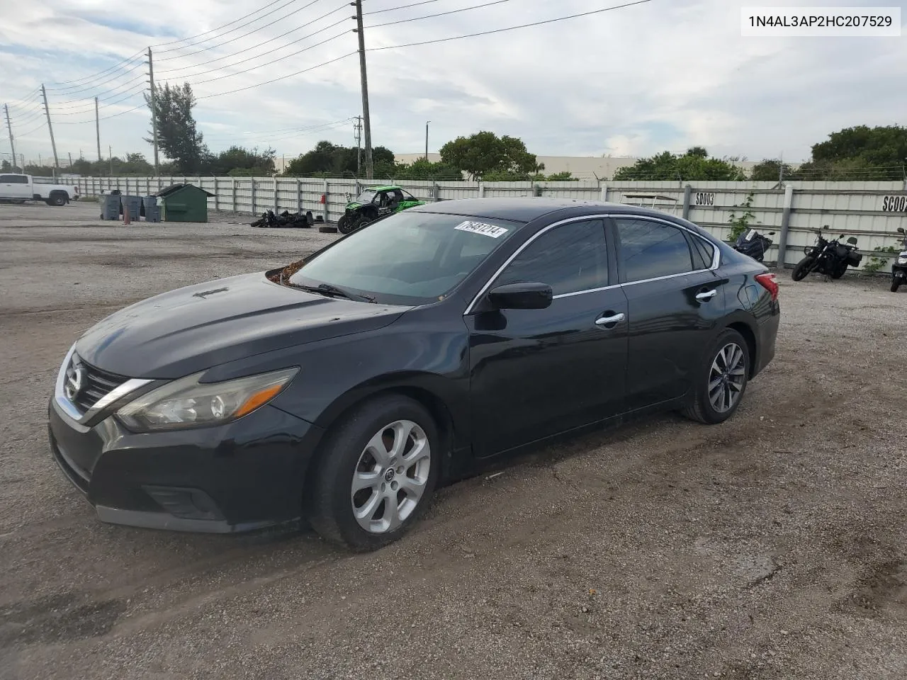 2017 Nissan Altima 2.5 VIN: 1N4AL3AP2HC207529 Lot: 76481214