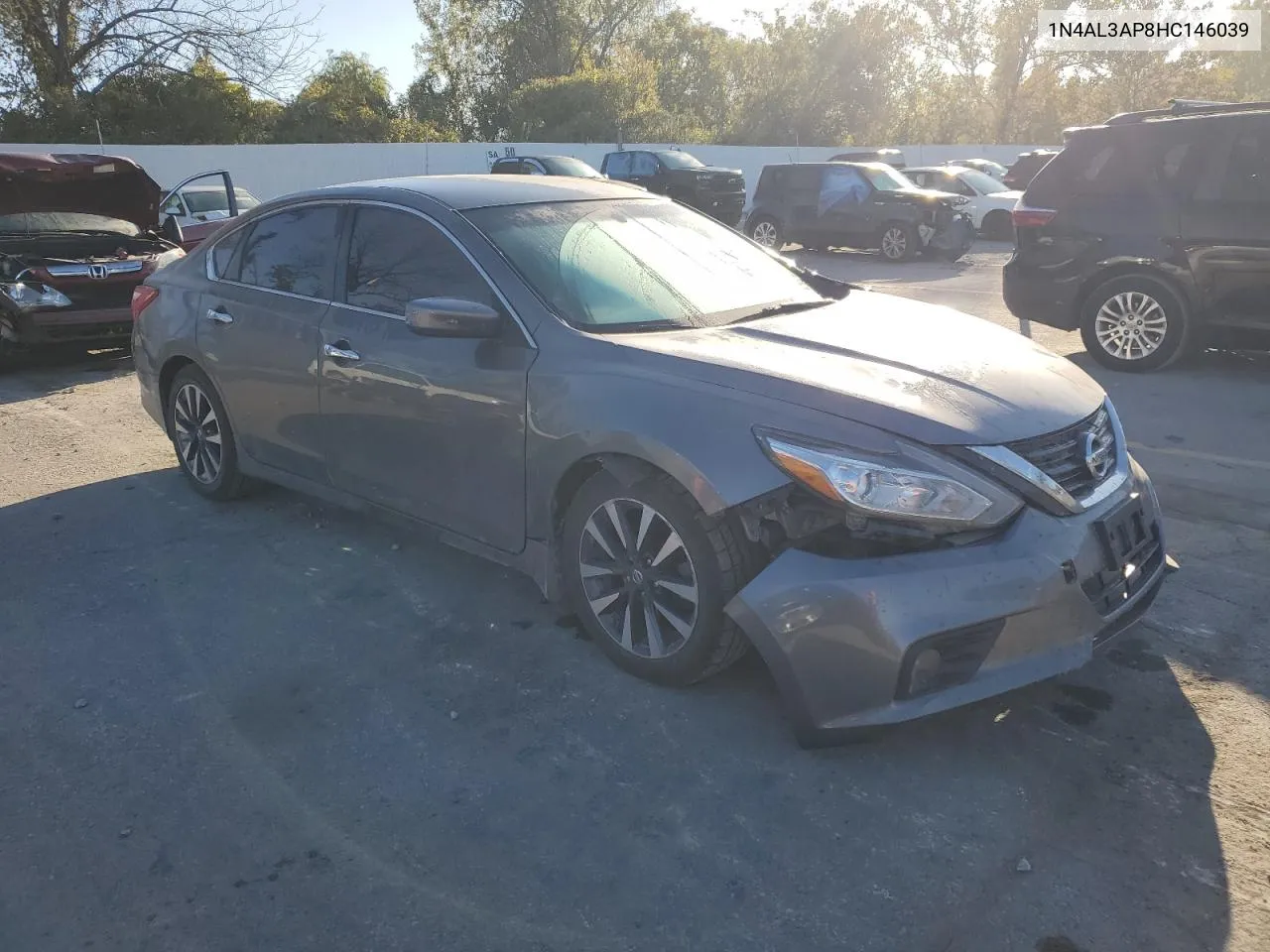 2017 Nissan Altima 2.5 VIN: 1N4AL3AP8HC146039 Lot: 76509704