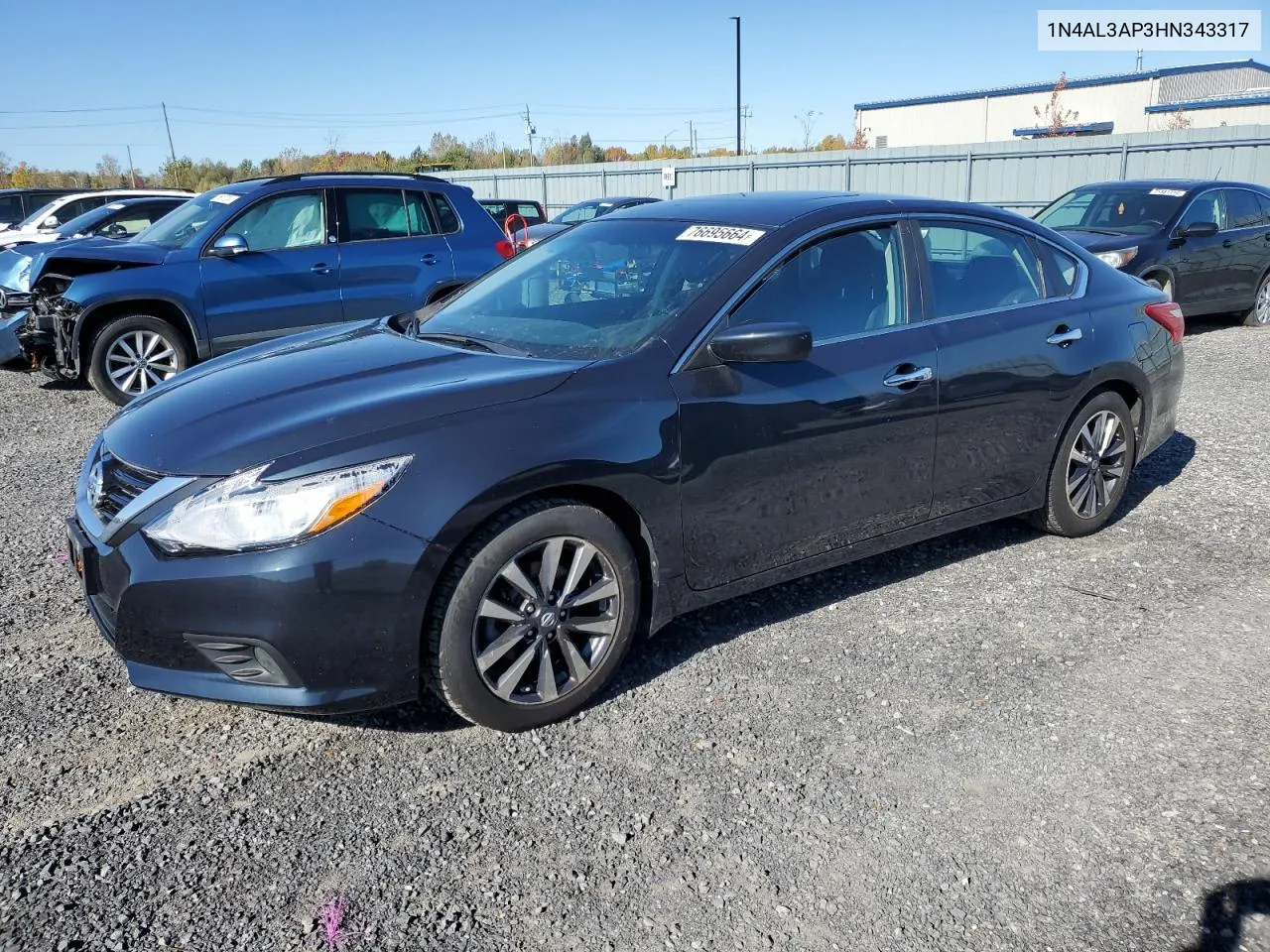 2017 Nissan Altima 2.5 VIN: 1N4AL3AP3HN343317 Lot: 76695664