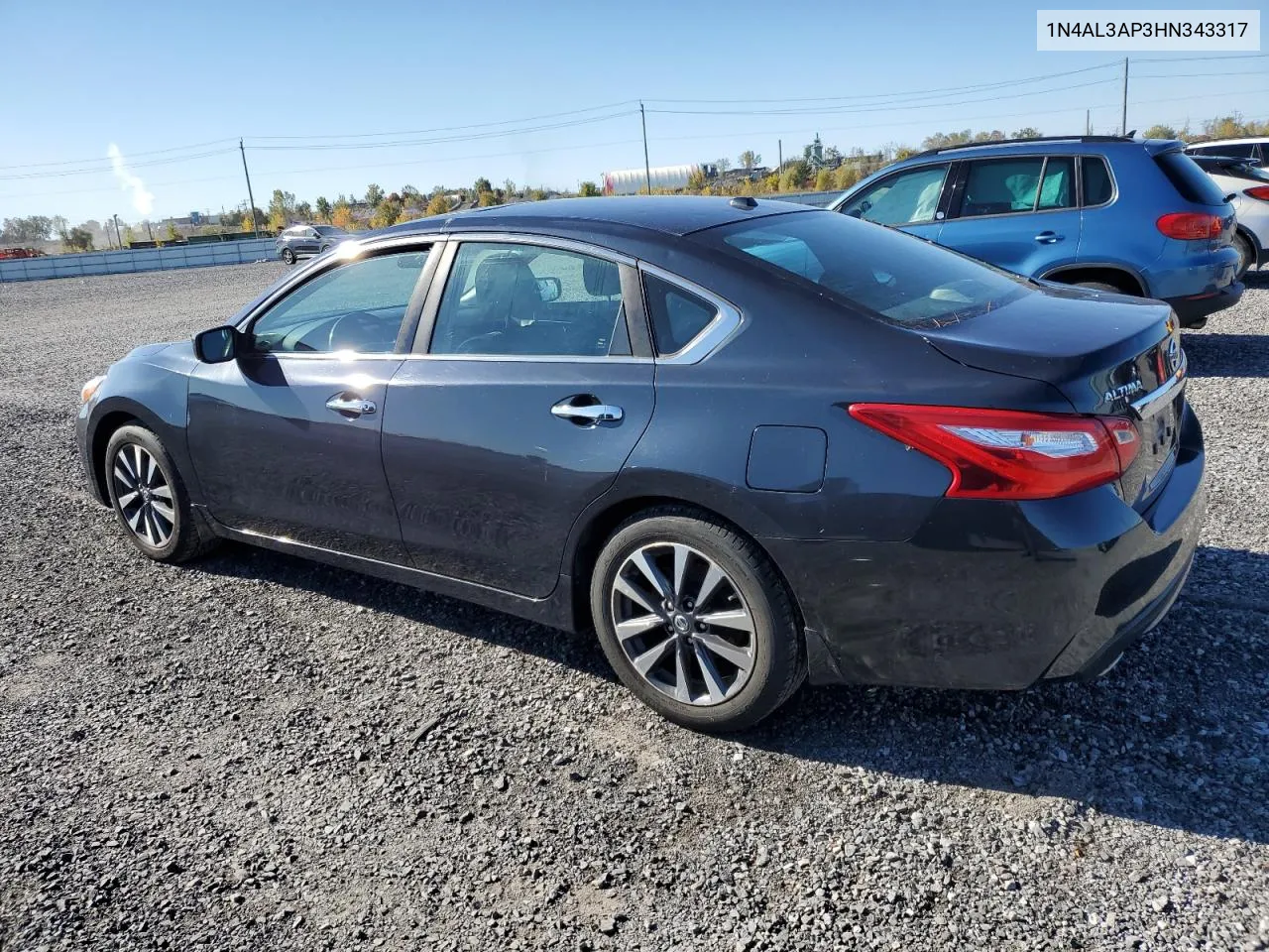 2017 Nissan Altima 2.5 VIN: 1N4AL3AP3HN343317 Lot: 76695664