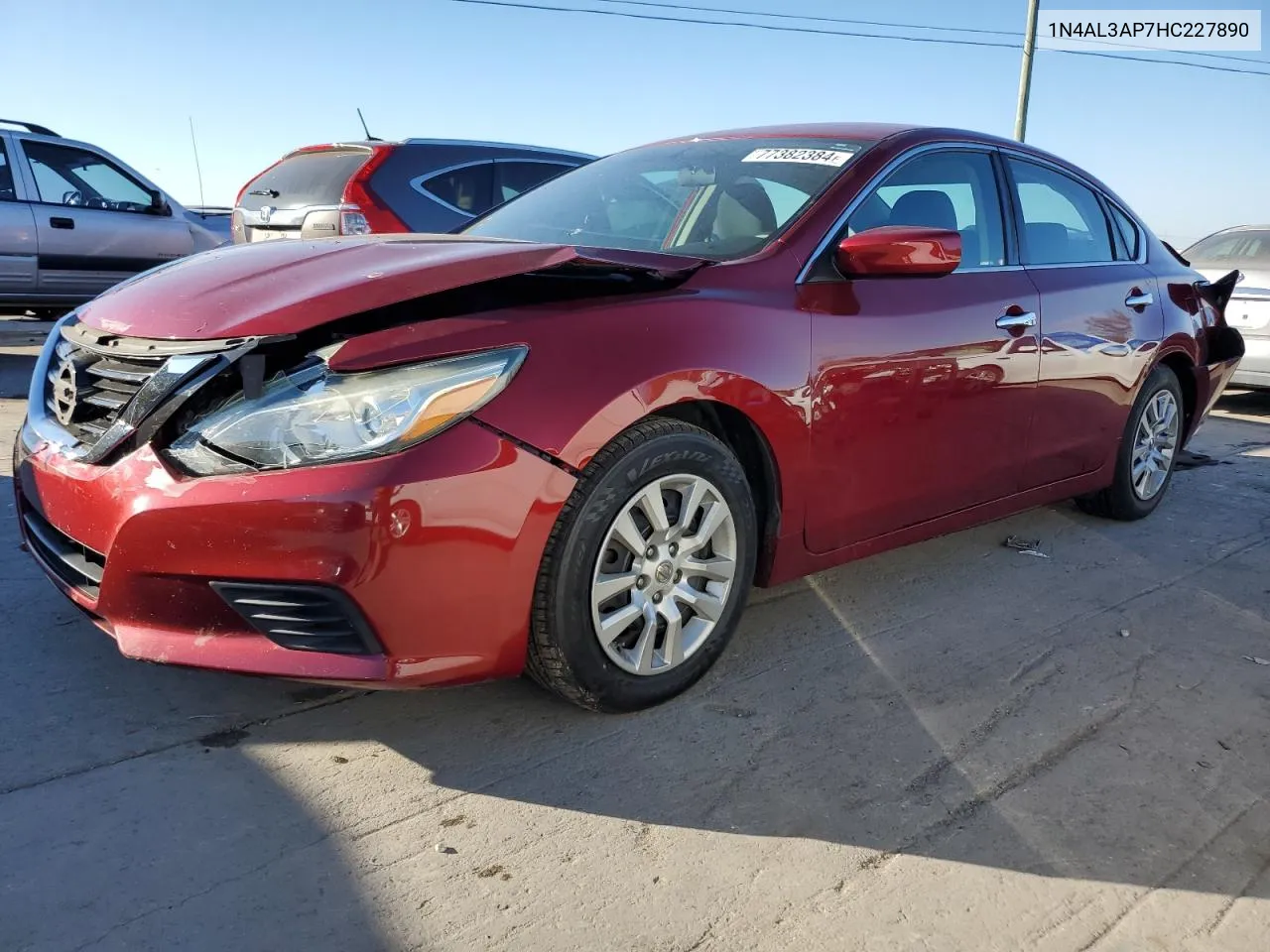 2017 Nissan Altima 2.5 VIN: 1N4AL3AP7HC227890 Lot: 77382384