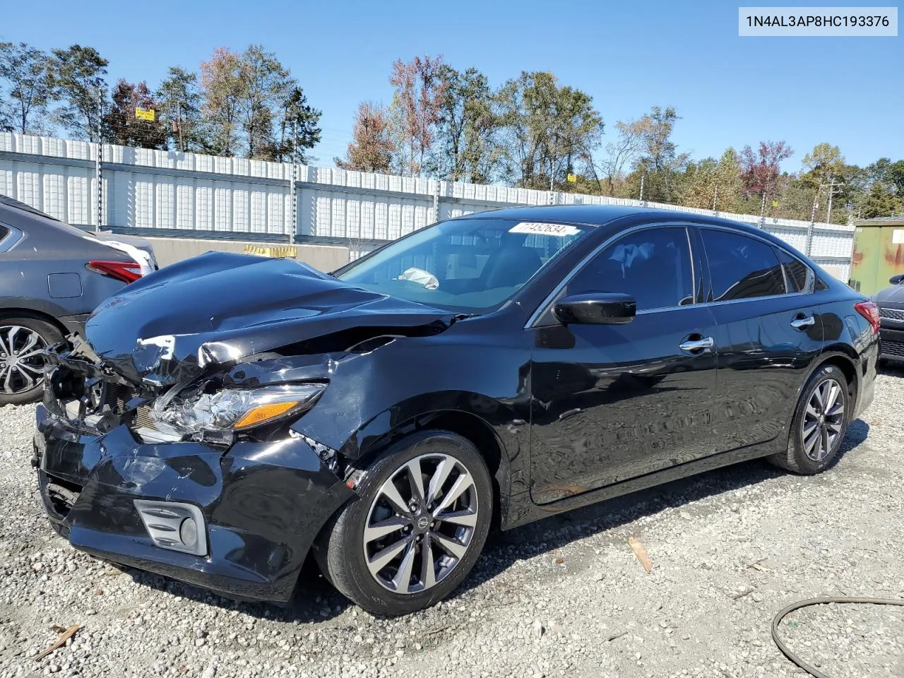 2017 Nissan Altima 2.5 VIN: 1N4AL3AP8HC193376 Lot: 77452634