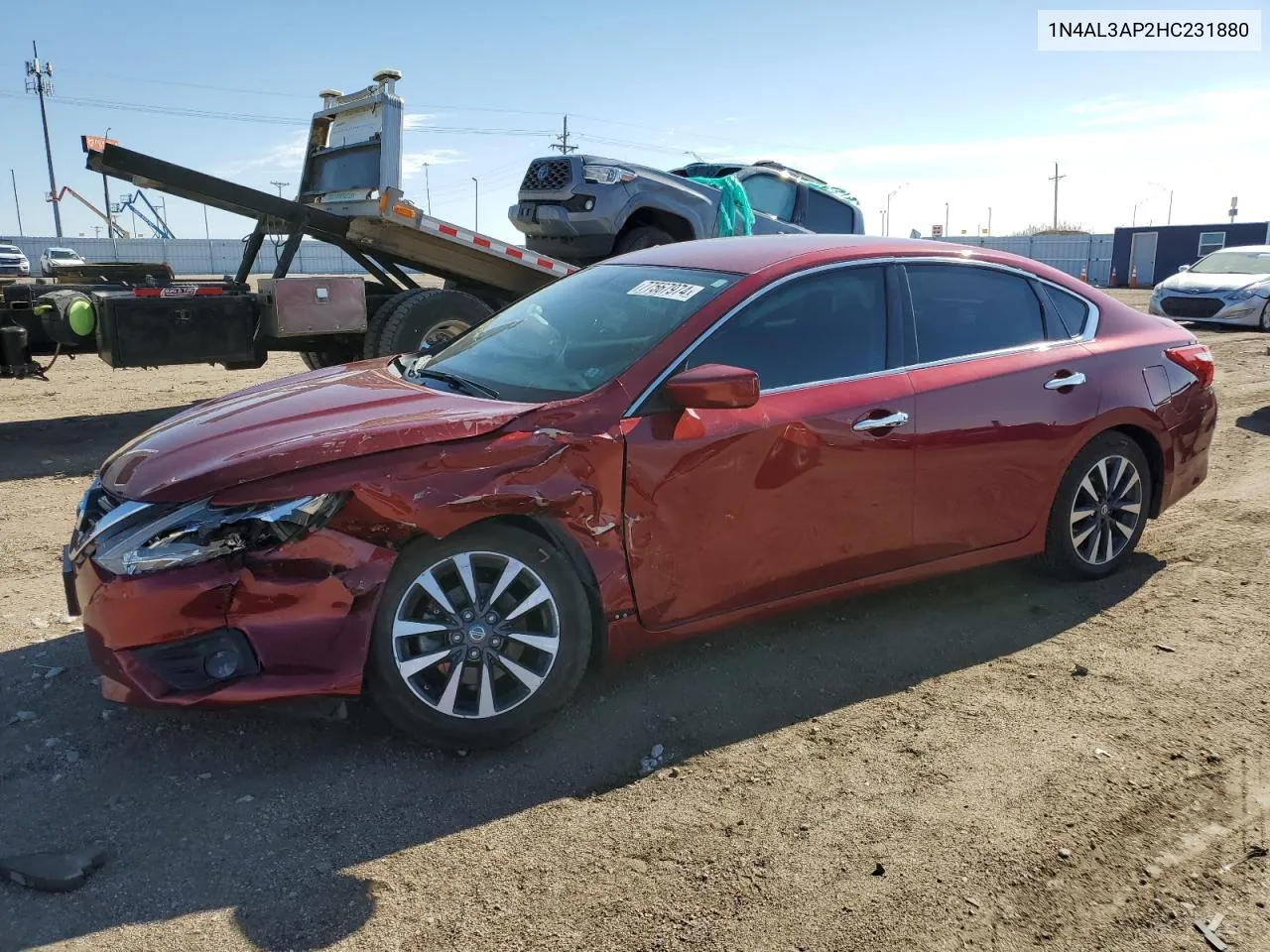 2017 Nissan Altima 2.5 VIN: 1N4AL3AP2HC231880 Lot: 77567974