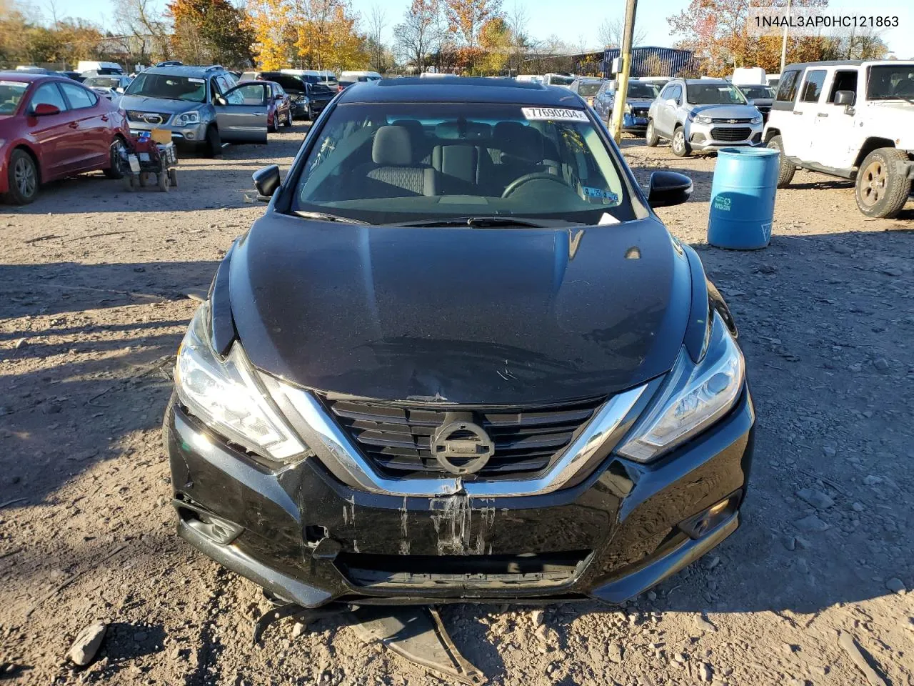 2017 Nissan Altima 2.5 VIN: 1N4AL3AP0HC121863 Lot: 77690204