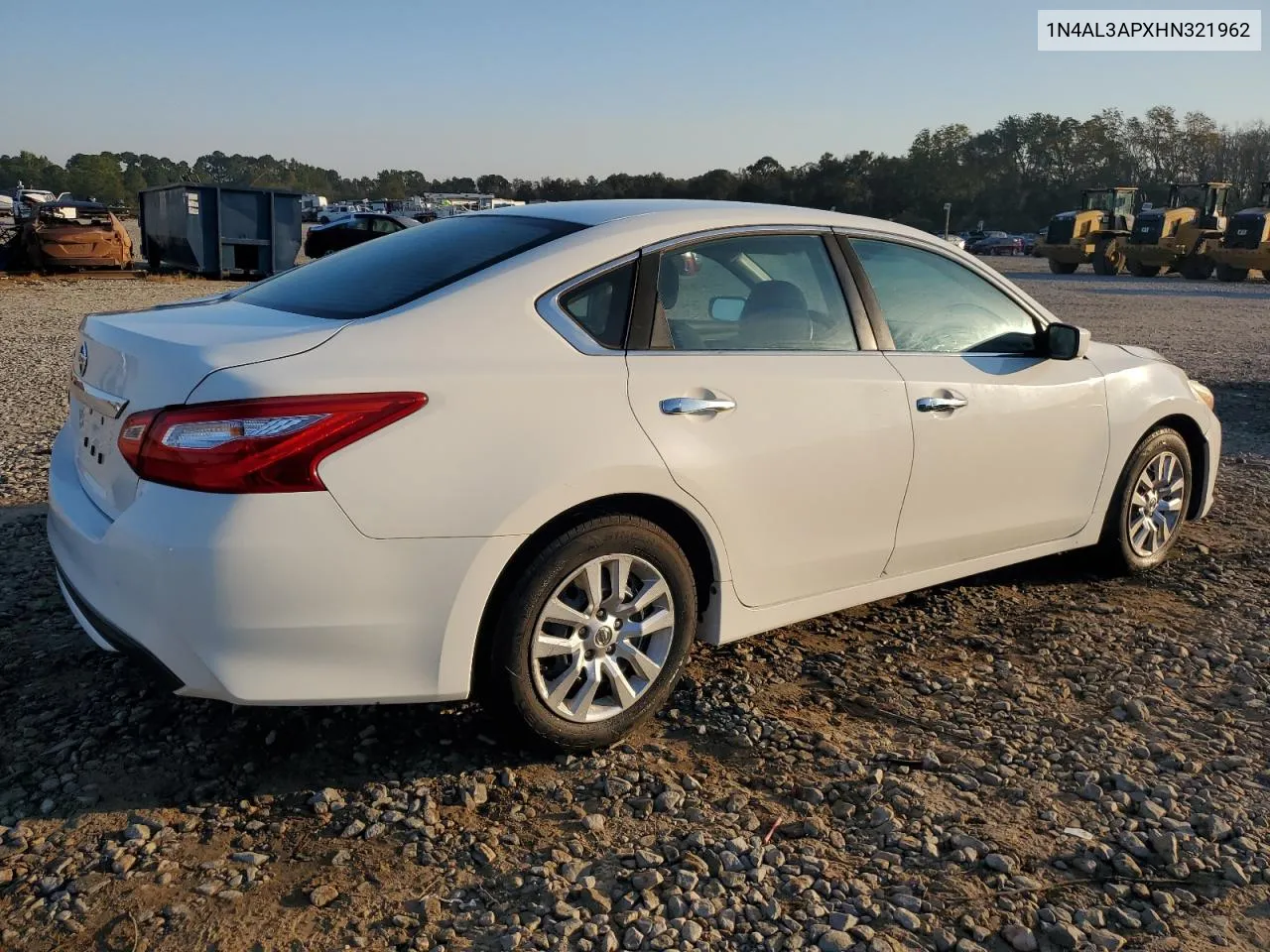 2017 Nissan Altima 2.5 VIN: 1N4AL3APXHN321962 Lot: 77751364