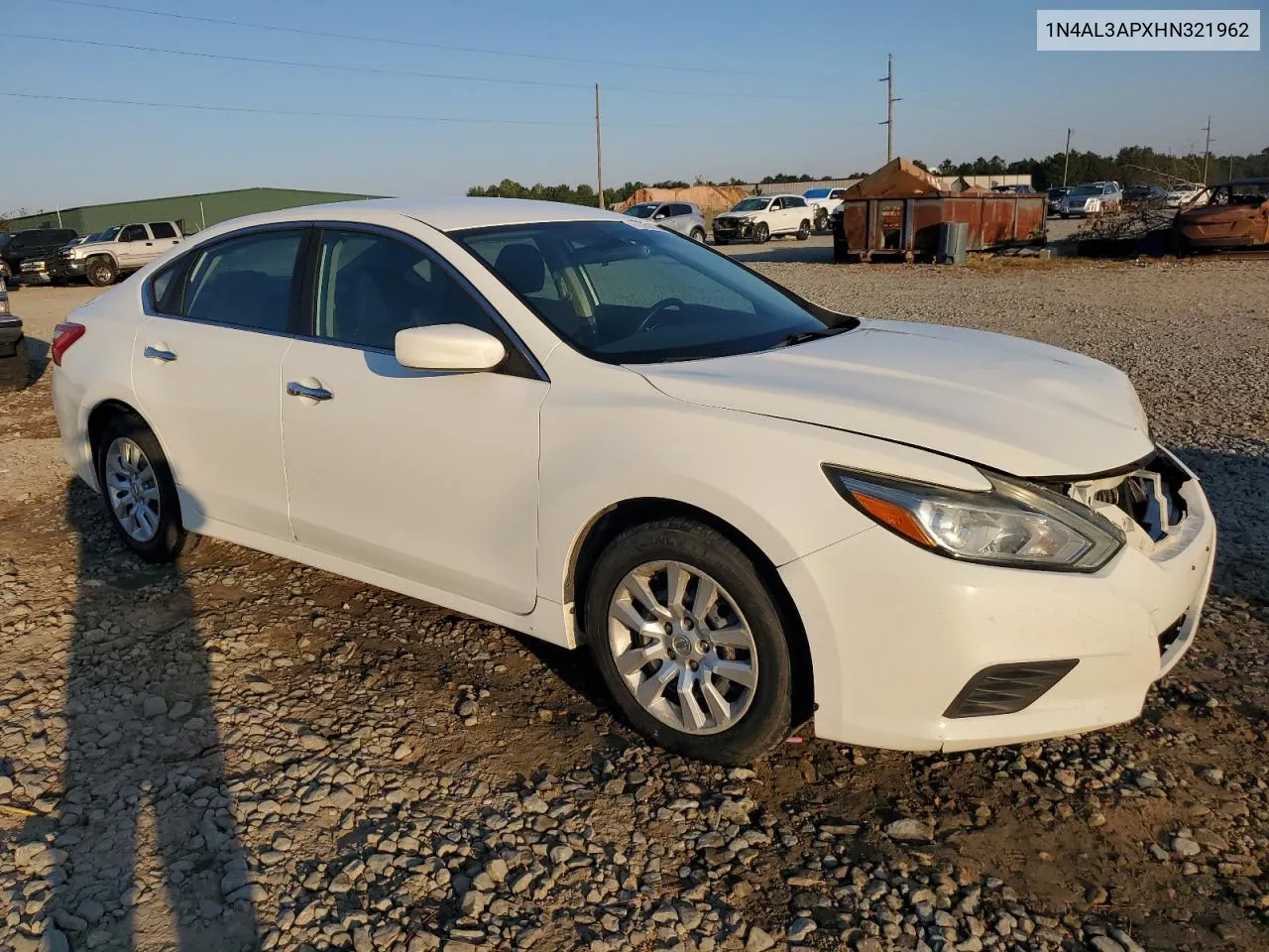 2017 Nissan Altima 2.5 VIN: 1N4AL3APXHN321962 Lot: 77751364