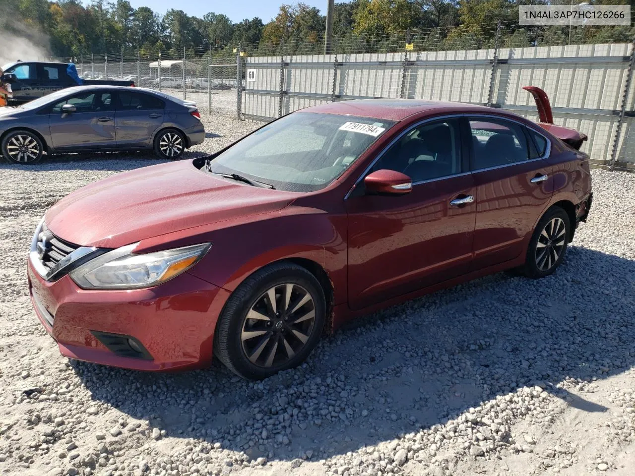 2017 Nissan Altima 2.5 VIN: 1N4AL3AP7HC126266 Lot: 77911794