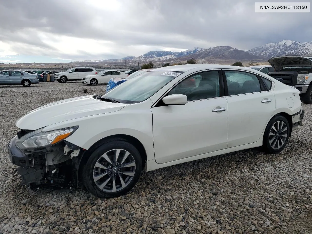 2017 Nissan Altima 2.5 VIN: 1N4AL3AP3HC118150 Lot: 78281934