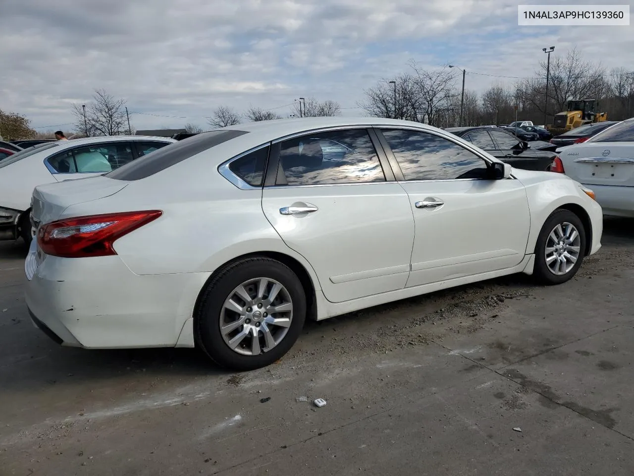 2017 Nissan Altima 2.5 VIN: 1N4AL3AP9HC139360 Lot: 79671063