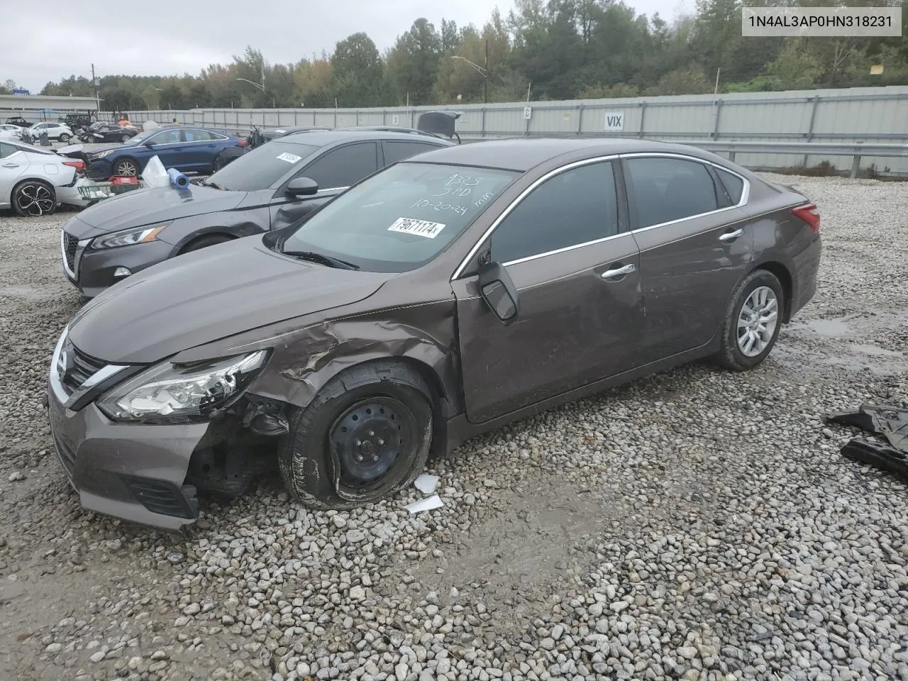 2017 Nissan Altima 2.5 VIN: 1N4AL3AP0HN318231 Lot: 79671174