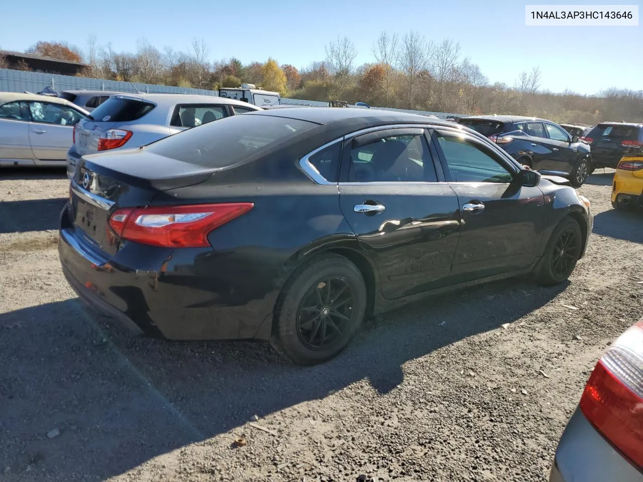 2017 Nissan Altima 2.5 VIN: 1N4AL3AP3HC143646 Lot: 80020514