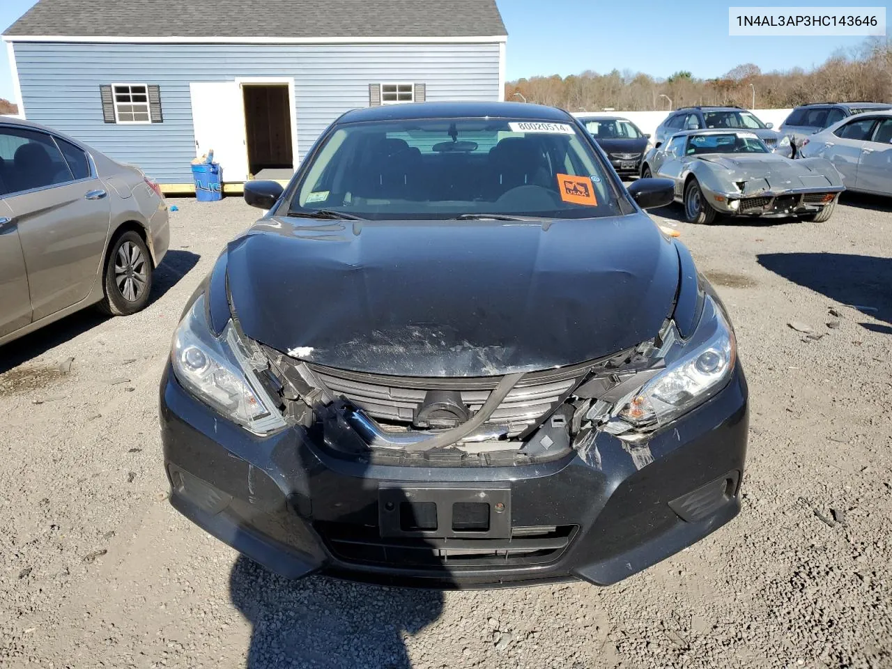 2017 Nissan Altima 2.5 VIN: 1N4AL3AP3HC143646 Lot: 80020514