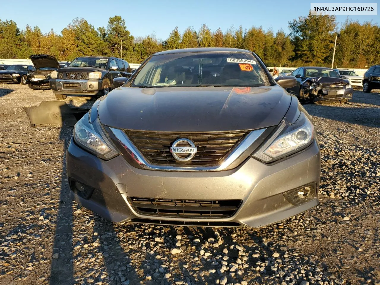 2017 Nissan Altima 2.5 VIN: 1N4AL3AP9HC160726 Lot: 80359394