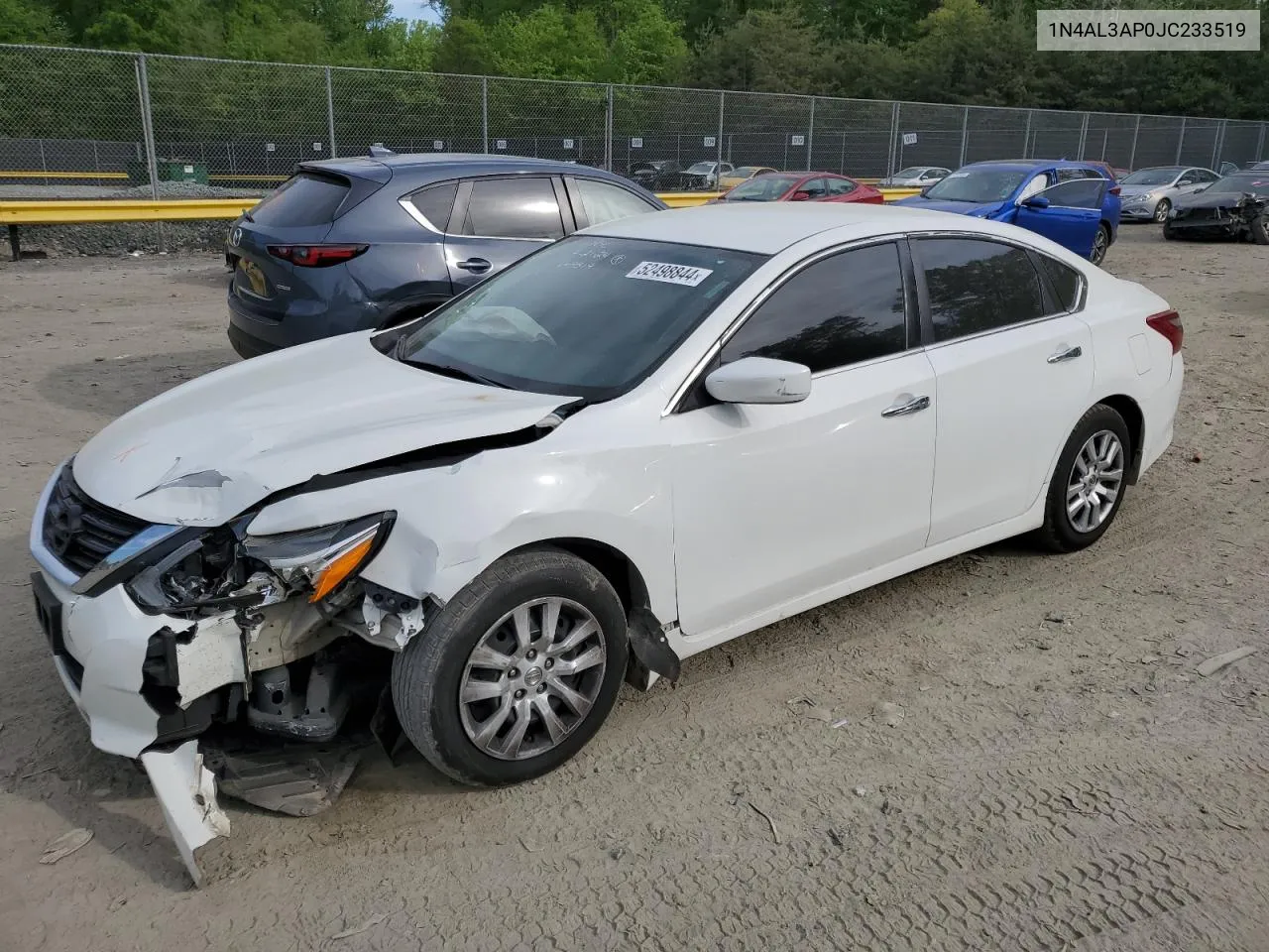 2018 Nissan Altima 2.5 VIN: 1N4AL3AP0JC233519 Lot: 52498844