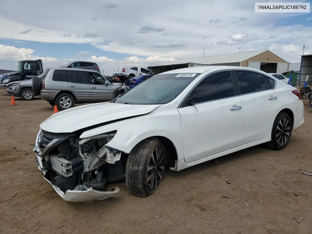 2018 Nissan Altima 2.5 VIN: 1N4AL3AP0JC188792 Lot: 54508794