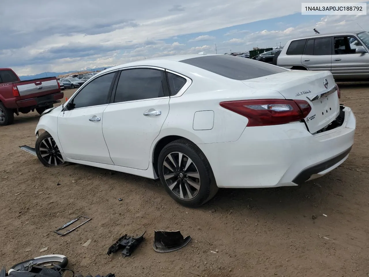 2018 Nissan Altima 2.5 VIN: 1N4AL3AP0JC188792 Lot: 54508794