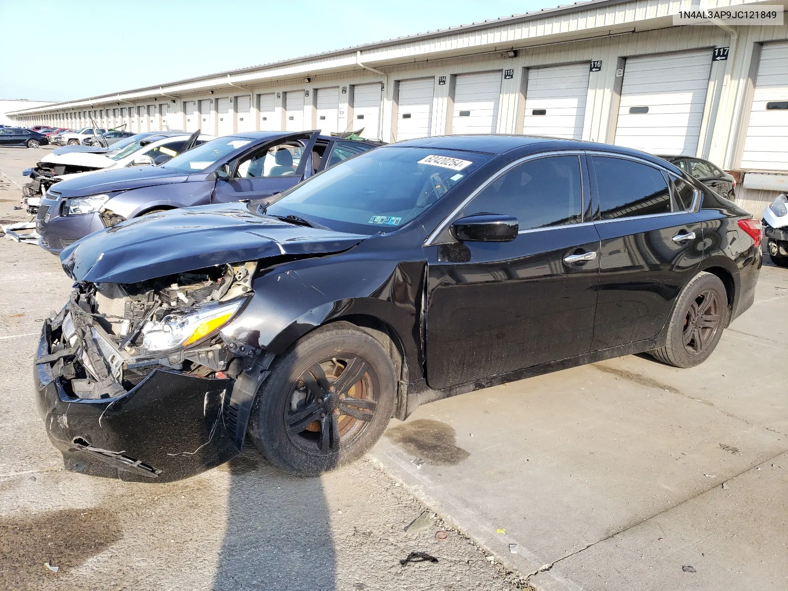 2018 Nissan Altima 2.5 VIN: 1N4AL3AP9JC121849 Lot: 62420254