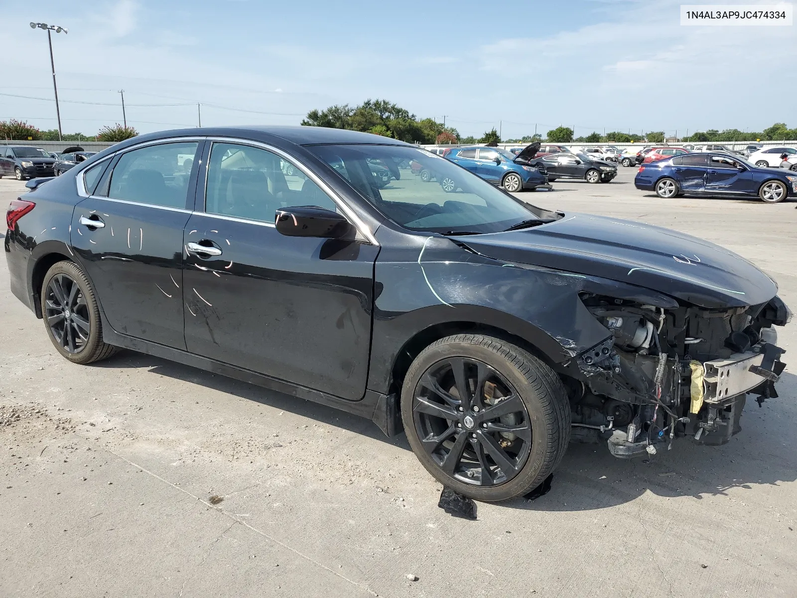 2018 Nissan Altima 2.5 VIN: 1N4AL3AP9JC474334 Lot: 63140274