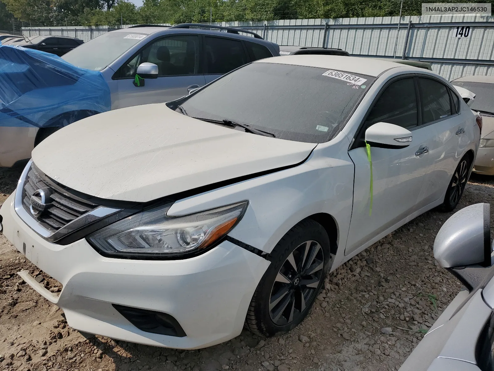 2018 Nissan Altima 2.5 VIN: 1N4AL3AP2JC146530 Lot: 63651634