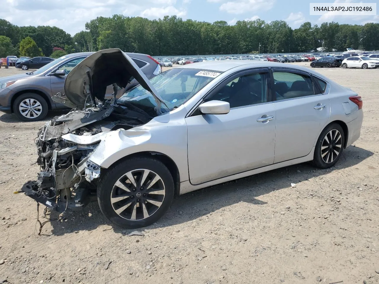 2018 Nissan Altima 2.5 VIN: 1N4AL3AP2JC192486 Lot: 67485774