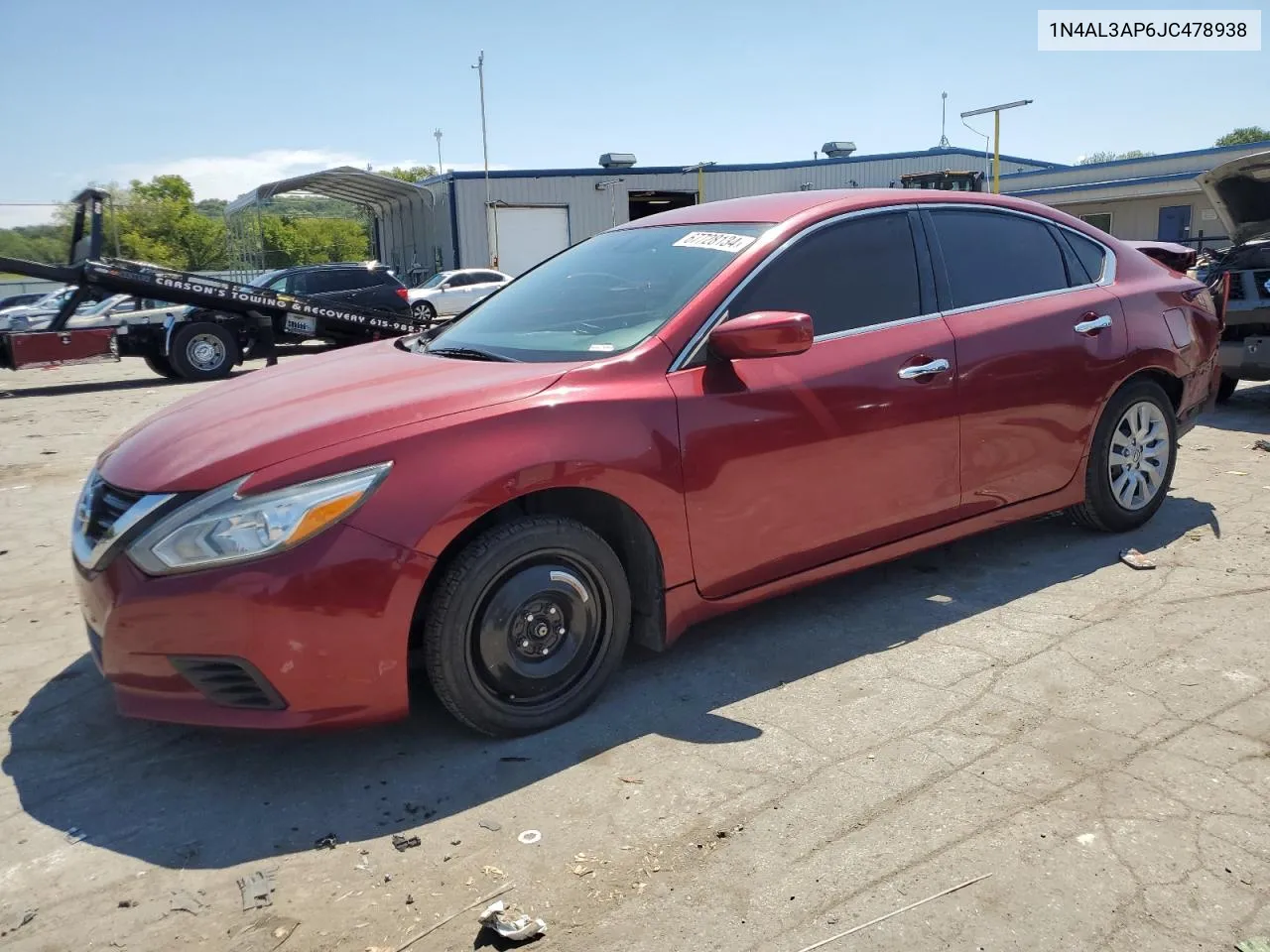 2018 Nissan Altima 2.5 VIN: 1N4AL3AP6JC478938 Lot: 67728134