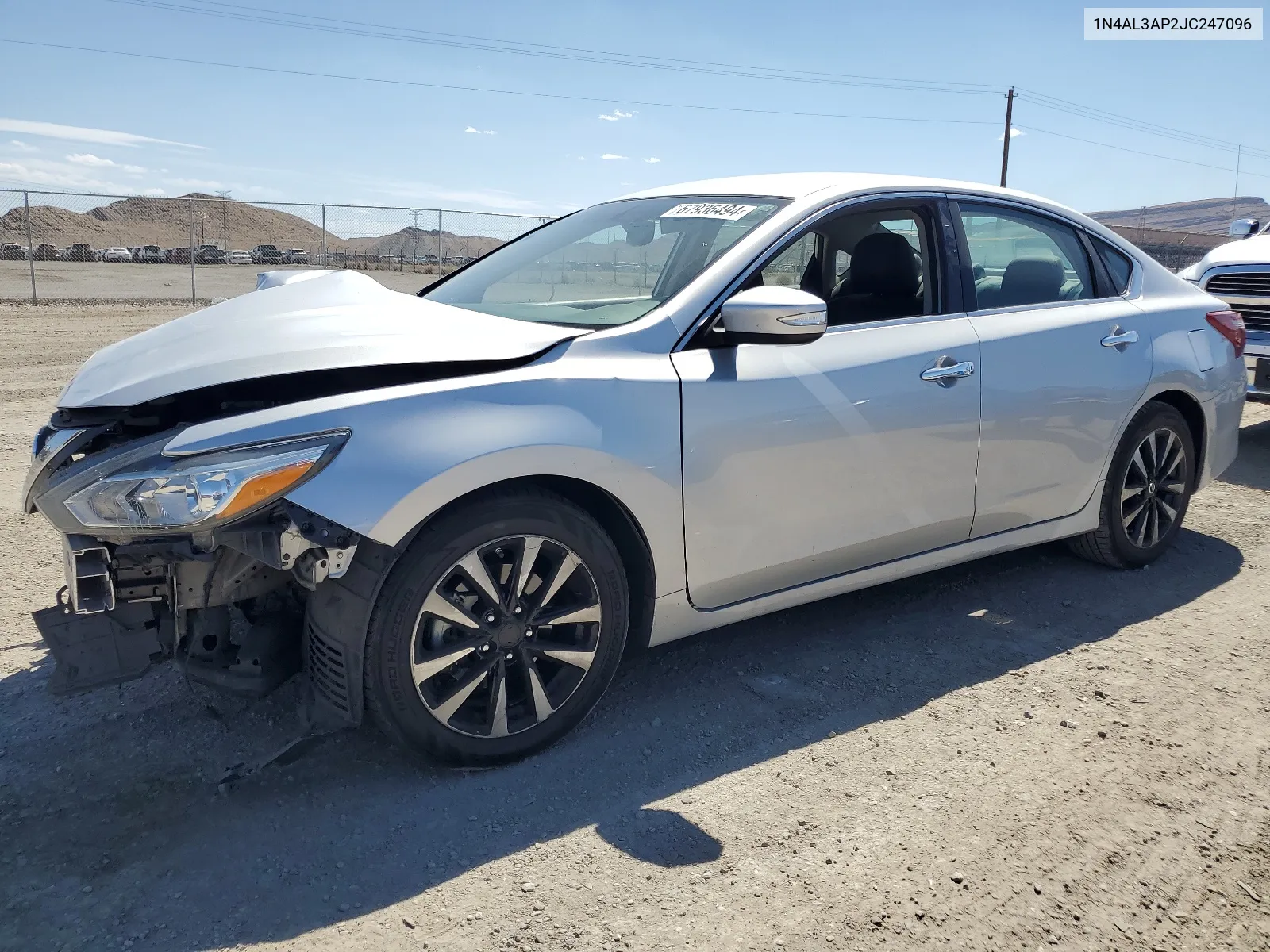 2018 Nissan Altima 2.5 VIN: 1N4AL3AP2JC247096 Lot: 67936494