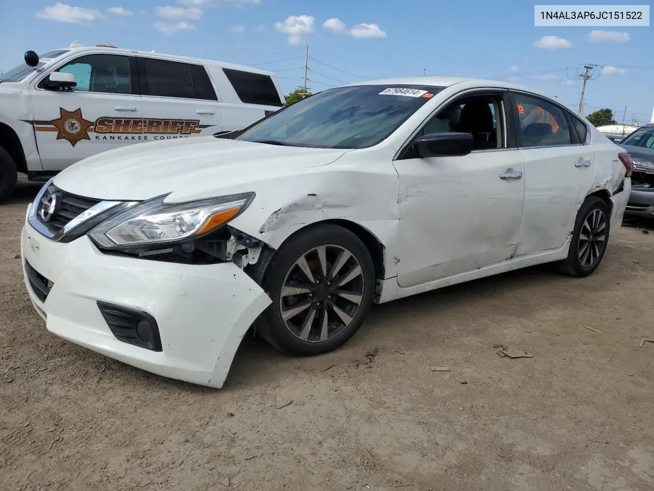 2018 Nissan Altima 2.5 VIN: 1N4AL3AP6JC151522 Lot: 67984614