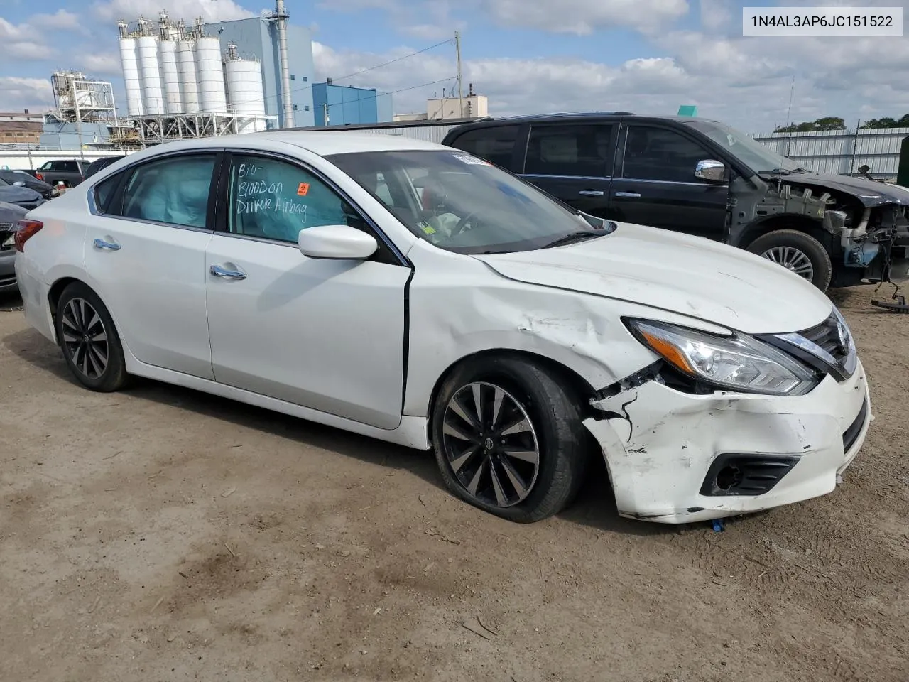 2018 Nissan Altima 2.5 VIN: 1N4AL3AP6JC151522 Lot: 67984614