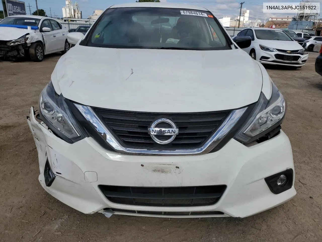 2018 Nissan Altima 2.5 VIN: 1N4AL3AP6JC151522 Lot: 67984614