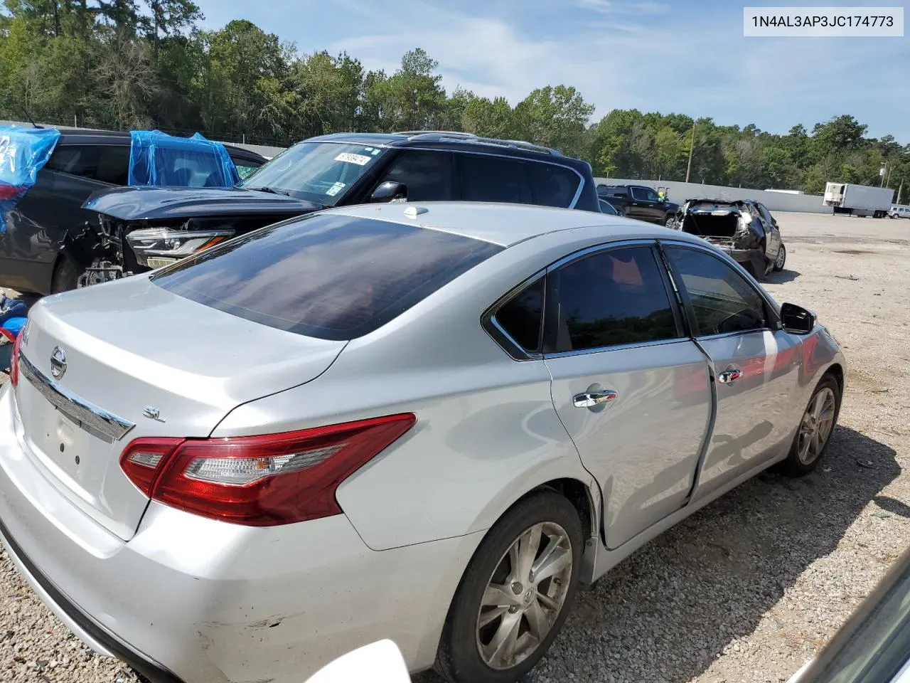 2018 Nissan Altima 2.5 VIN: 1N4AL3AP3JC174773 Lot: 69710514