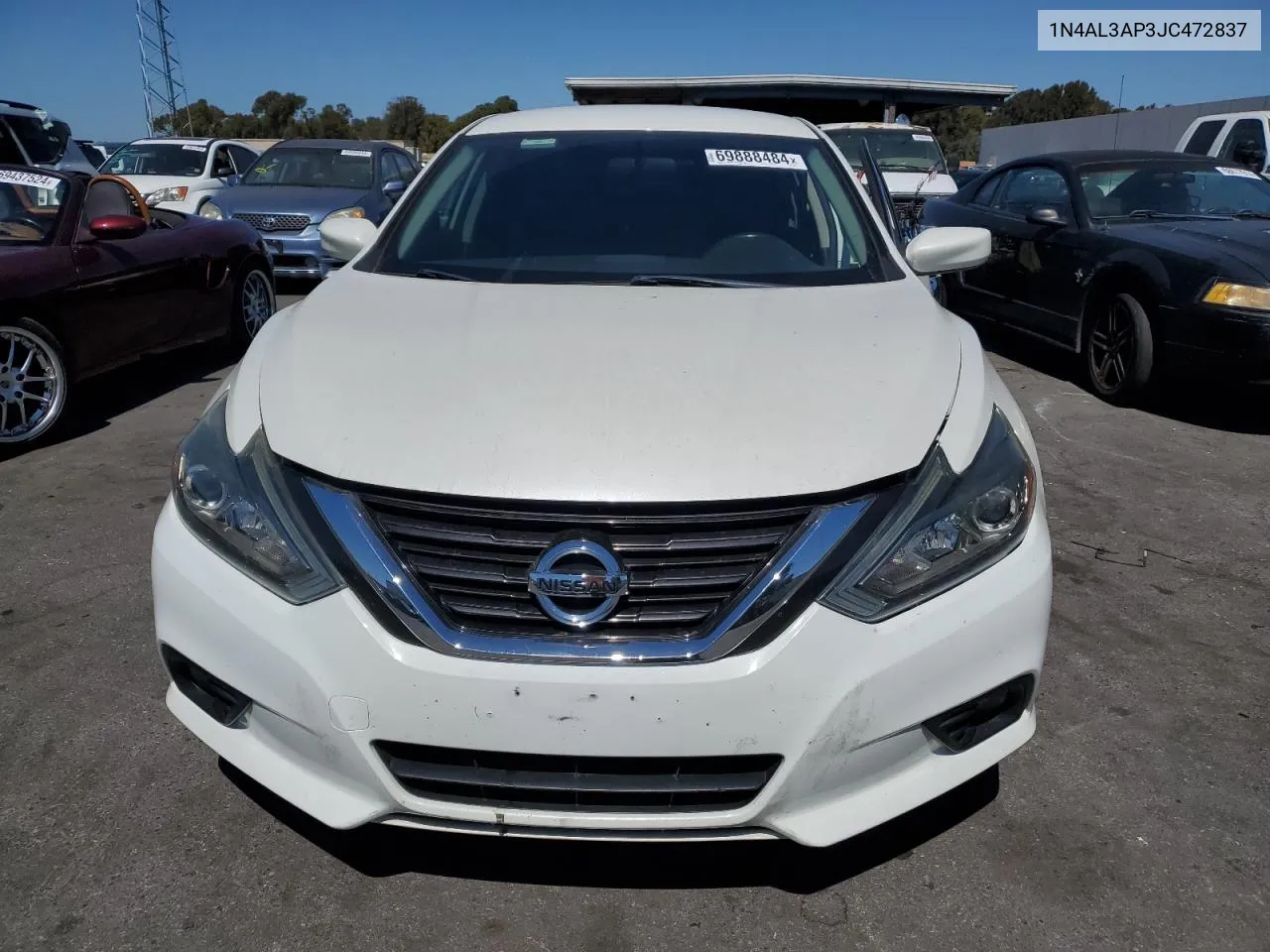 2018 Nissan Altima 2.5 VIN: 1N4AL3AP3JC472837 Lot: 69888484