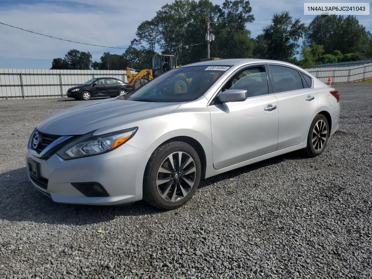 2018 Nissan Altima 2.5 VIN: 1N4AL3AP6JC241043 Lot: 69976994