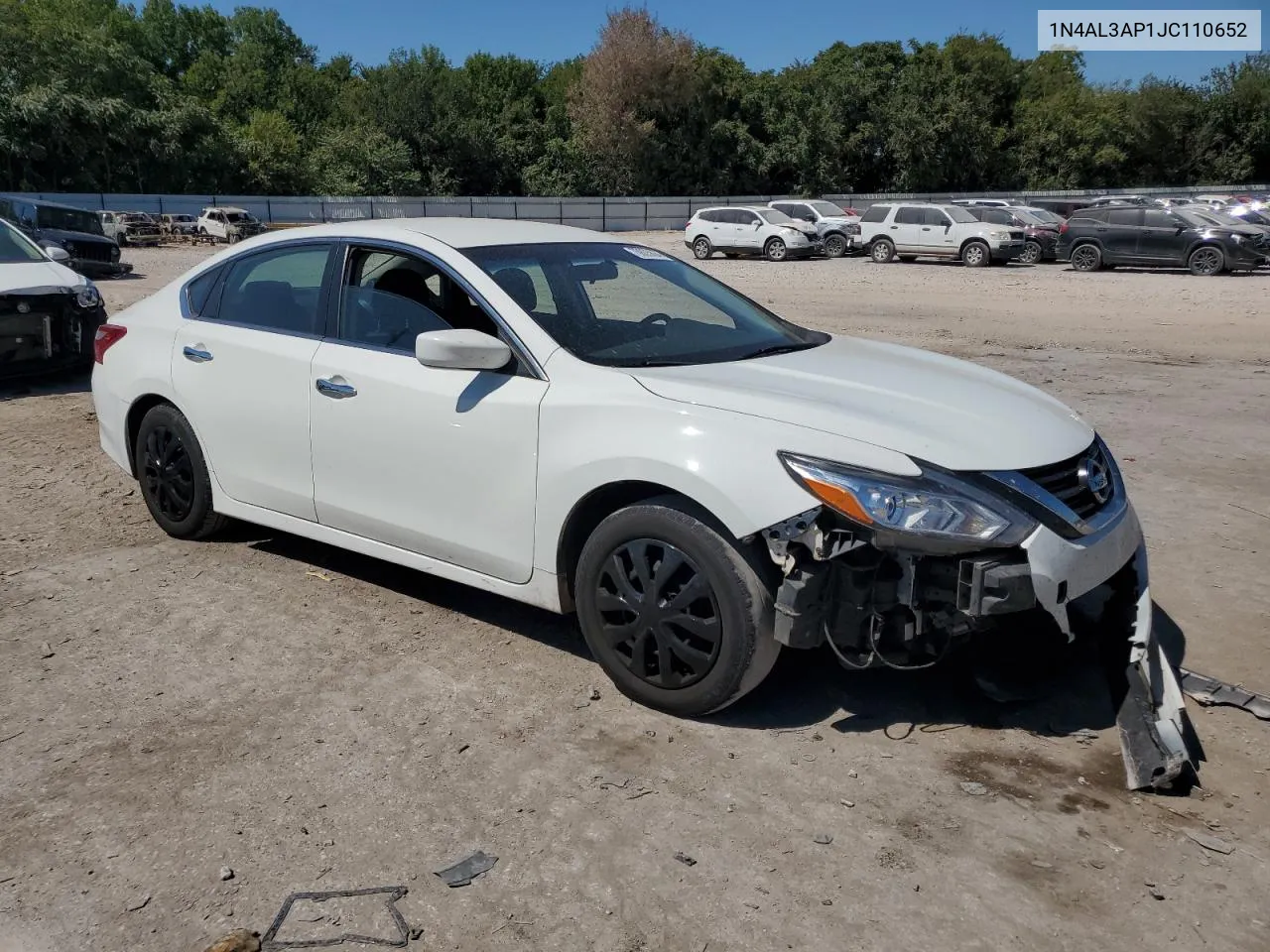 2018 Nissan Altima 2.5 VIN: 1N4AL3AP1JC110652 Lot: 70805804