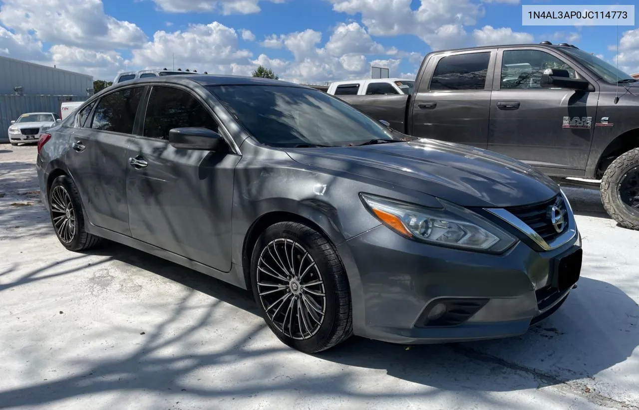 2018 Nissan Altima 2.5 VIN: 1N4AL3AP0JC114773 Lot: 72245034