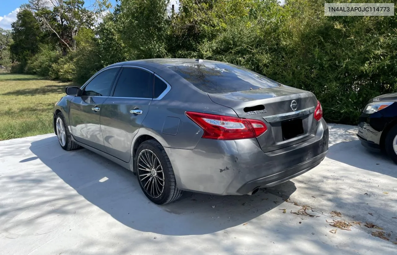 2018 Nissan Altima 2.5 VIN: 1N4AL3AP0JC114773 Lot: 72245034