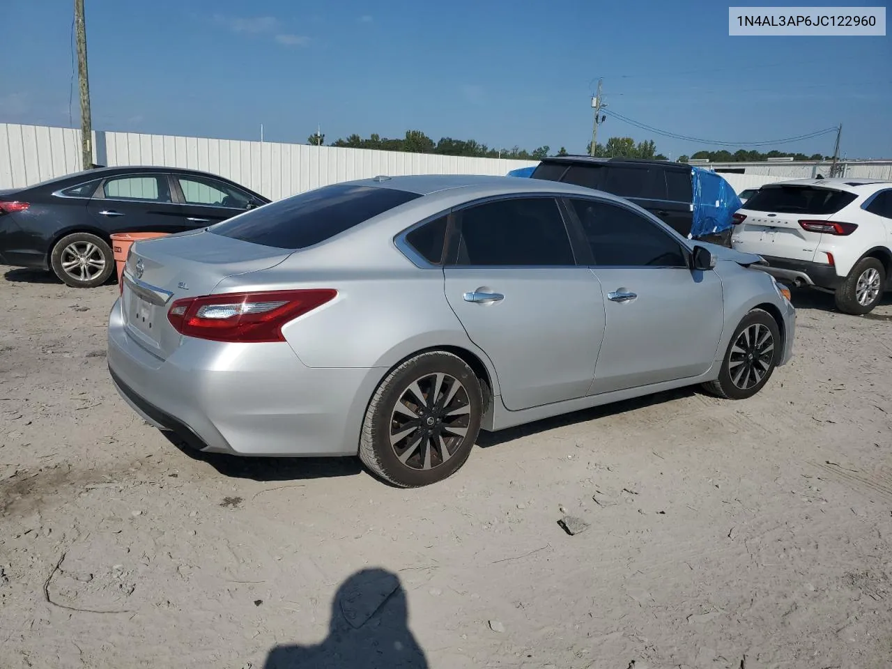 2018 Nissan Altima 2.5 VIN: 1N4AL3AP6JC122960 Lot: 72443174