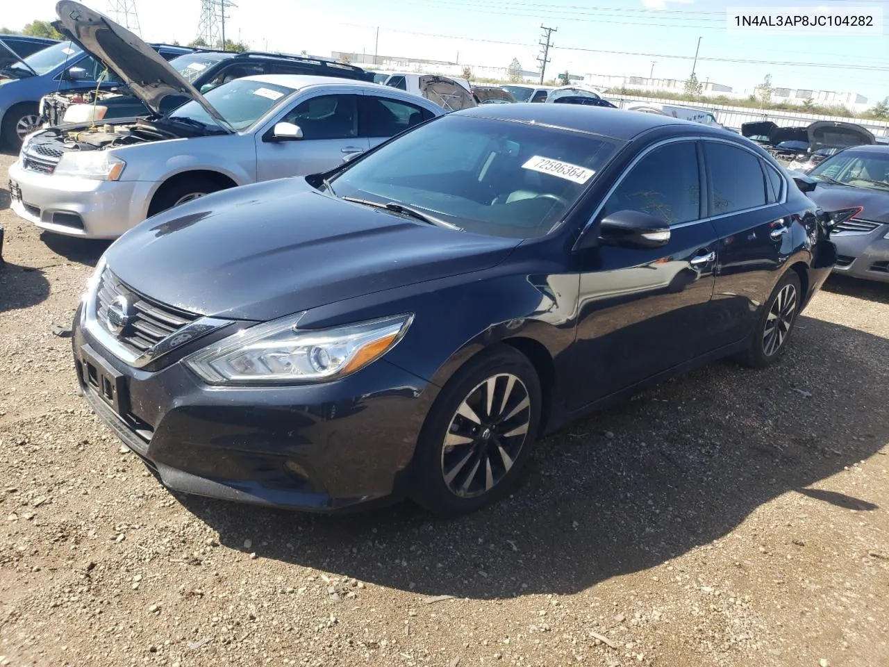 2018 Nissan Altima 2.5 VIN: 1N4AL3AP8JC104282 Lot: 72596364