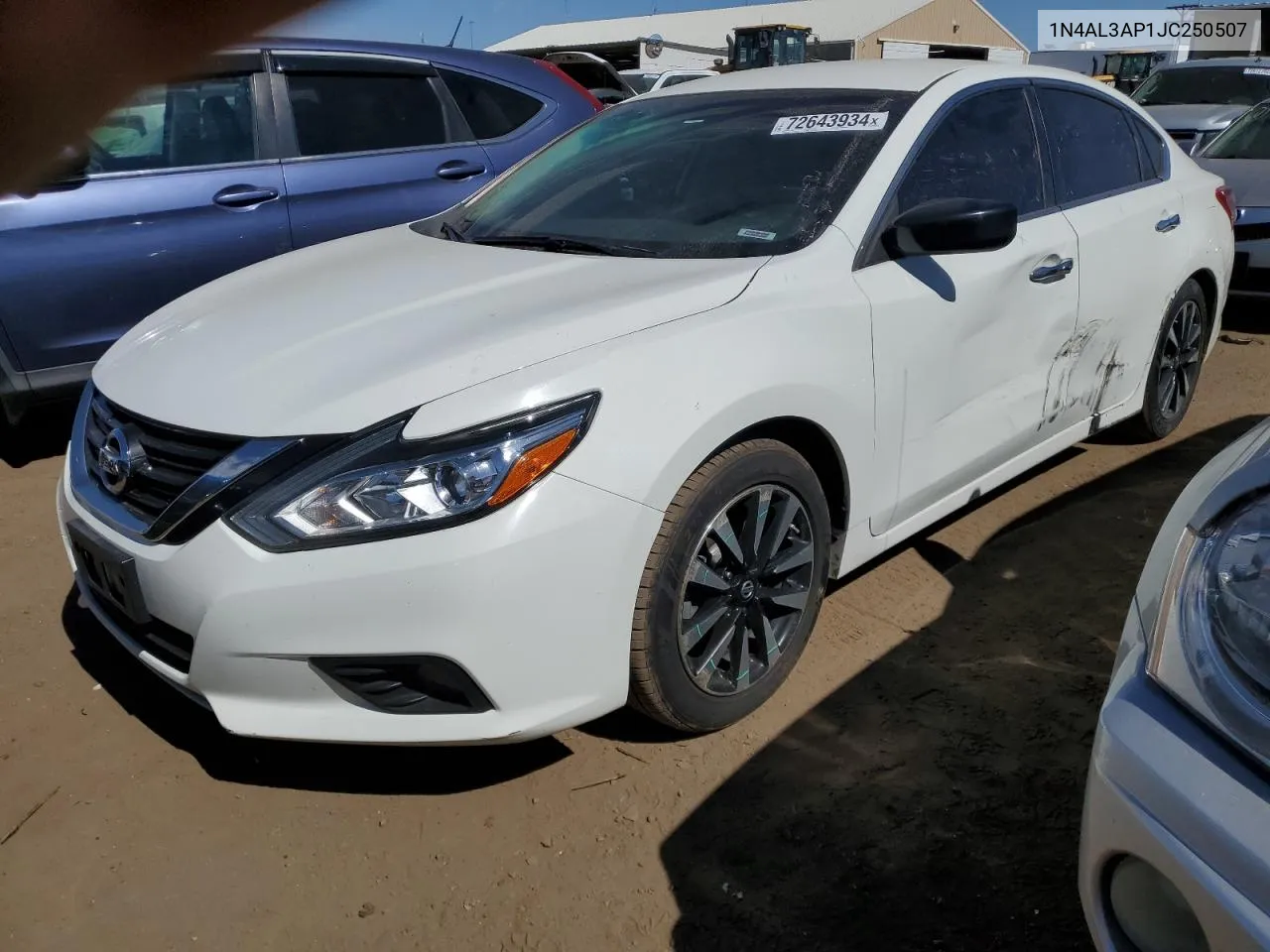 2018 Nissan Altima 2.5 VIN: 1N4AL3AP1JC250507 Lot: 72643934