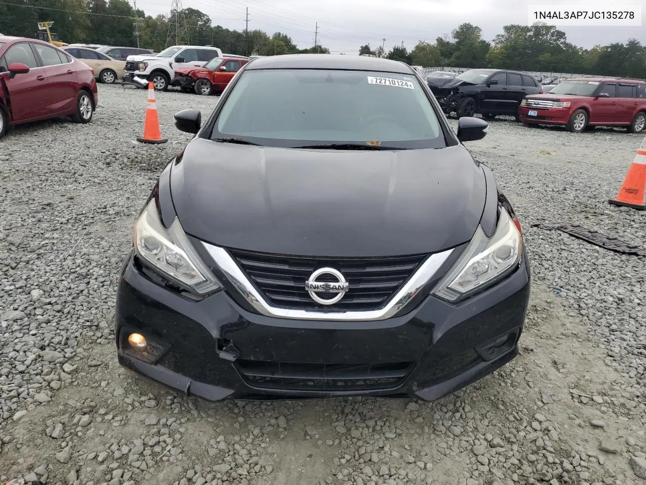 2018 Nissan Altima 2.5 VIN: 1N4AL3AP7JC135278 Lot: 72710124