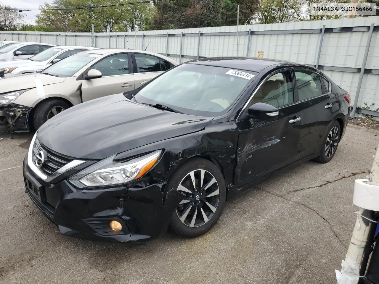 2018 Nissan Altima 2.5 VIN: 1N4AL3AP3JC156466 Lot: 73364414