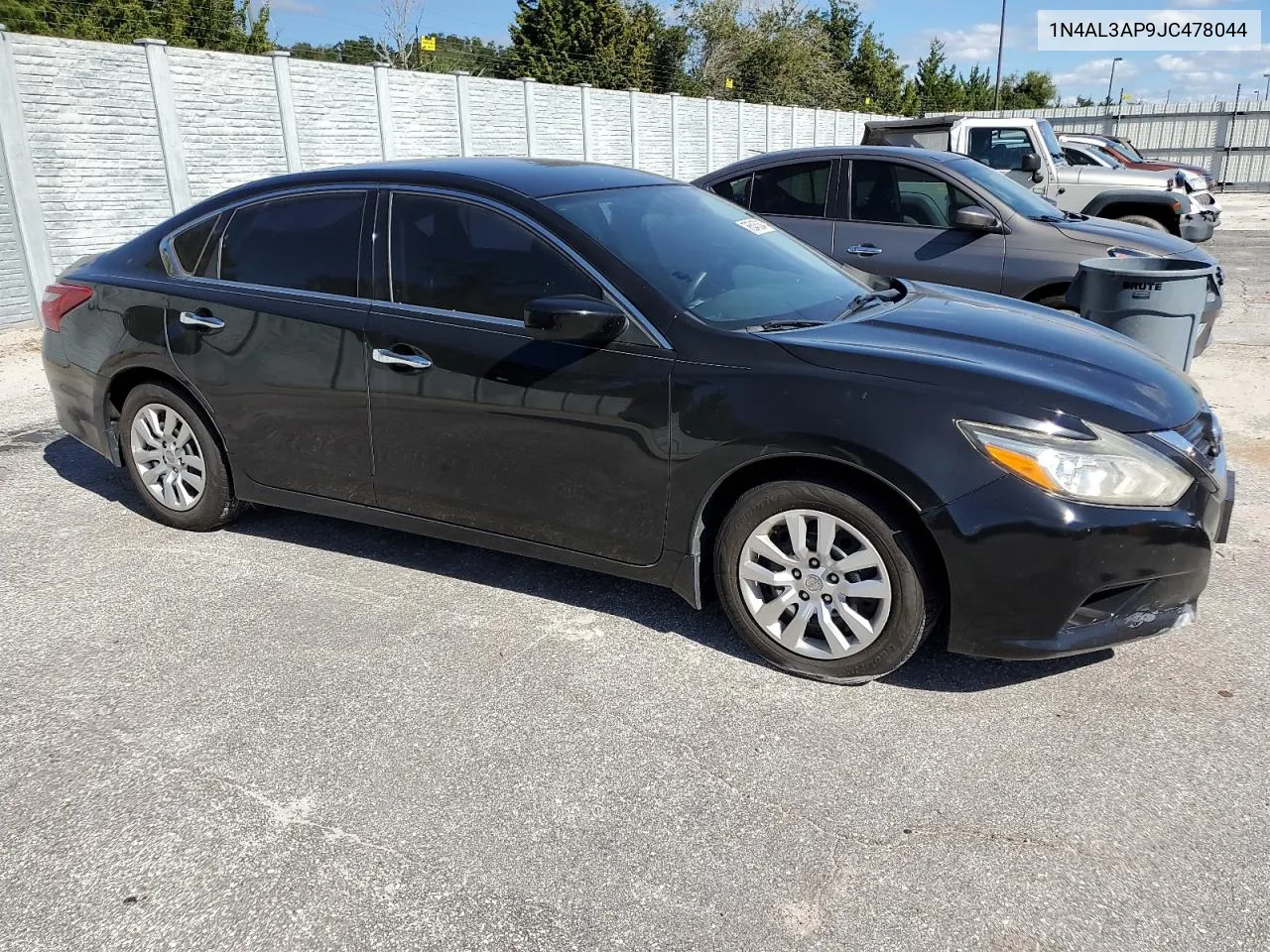 2018 Nissan Altima 2.5 VIN: 1N4AL3AP9JC478044 Lot: 76545334