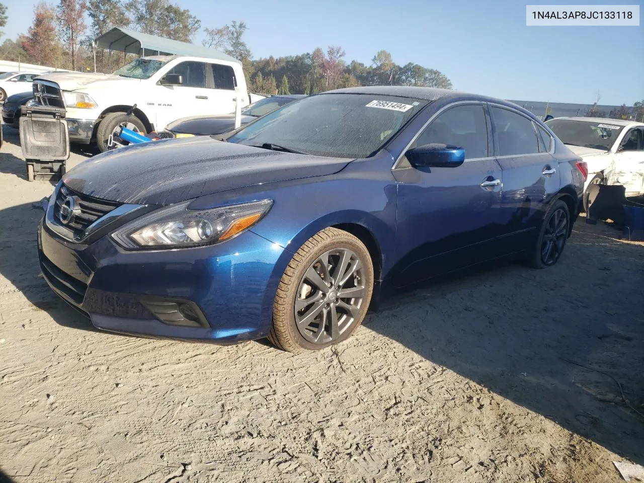 2018 Nissan Altima 2.5 VIN: 1N4AL3AP8JC133118 Lot: 76951494