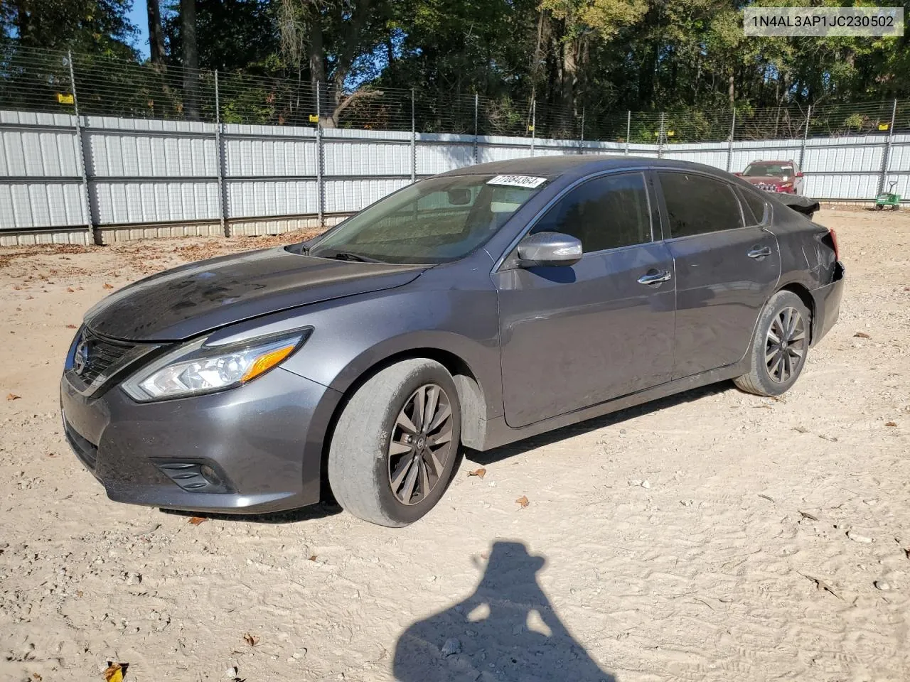 2018 Nissan Altima 2.5 VIN: 1N4AL3AP1JC230502 Lot: 77084364