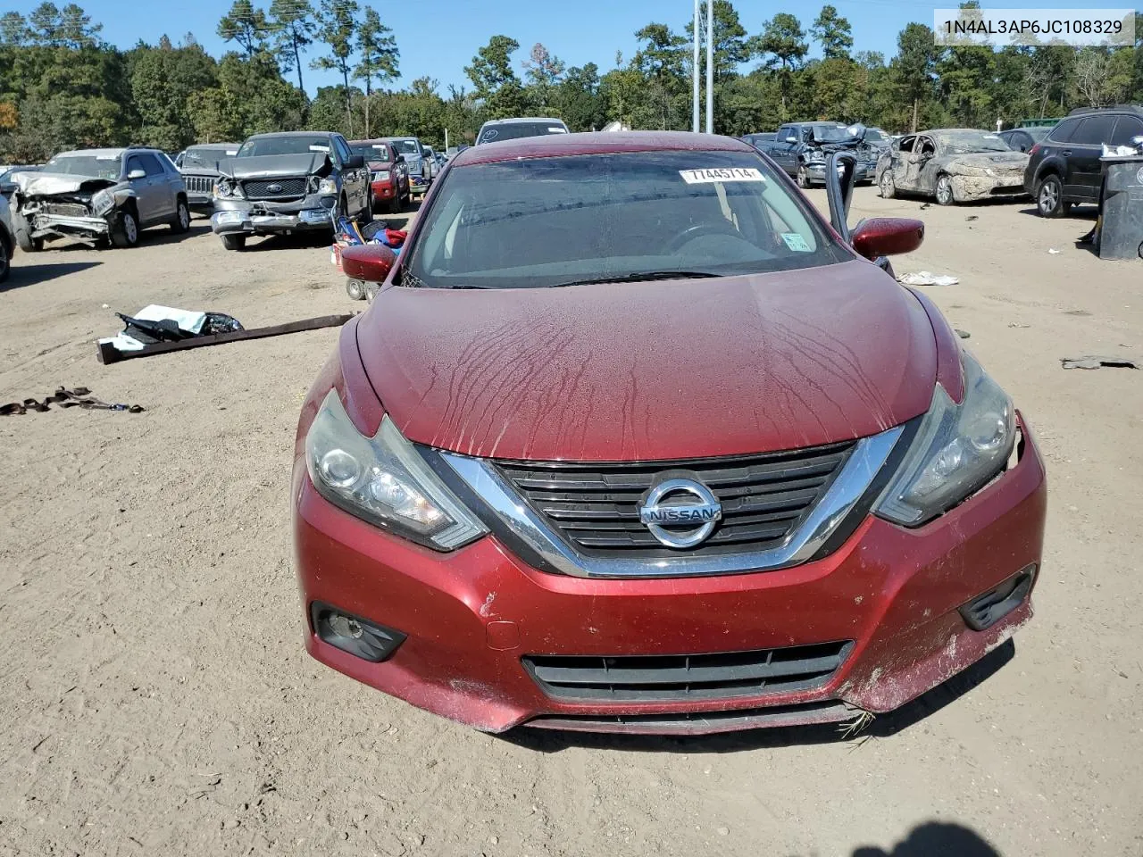 2018 Nissan Altima 2.5 VIN: 1N4AL3AP6JC108329 Lot: 77445714