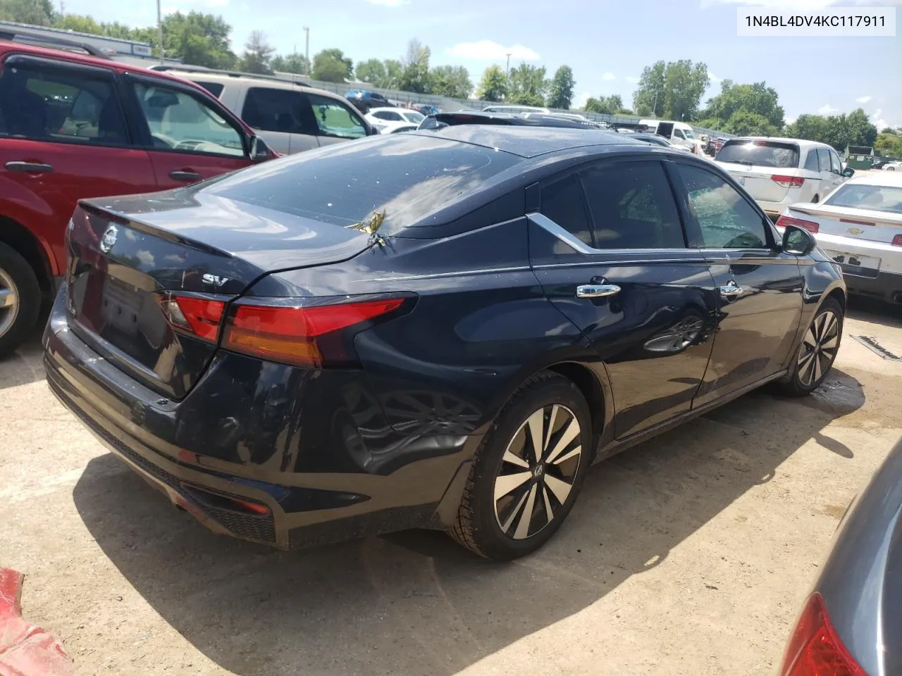 2019 Nissan Altima Sv VIN: 1N4BL4DV4KC117911 Lot: 57223964