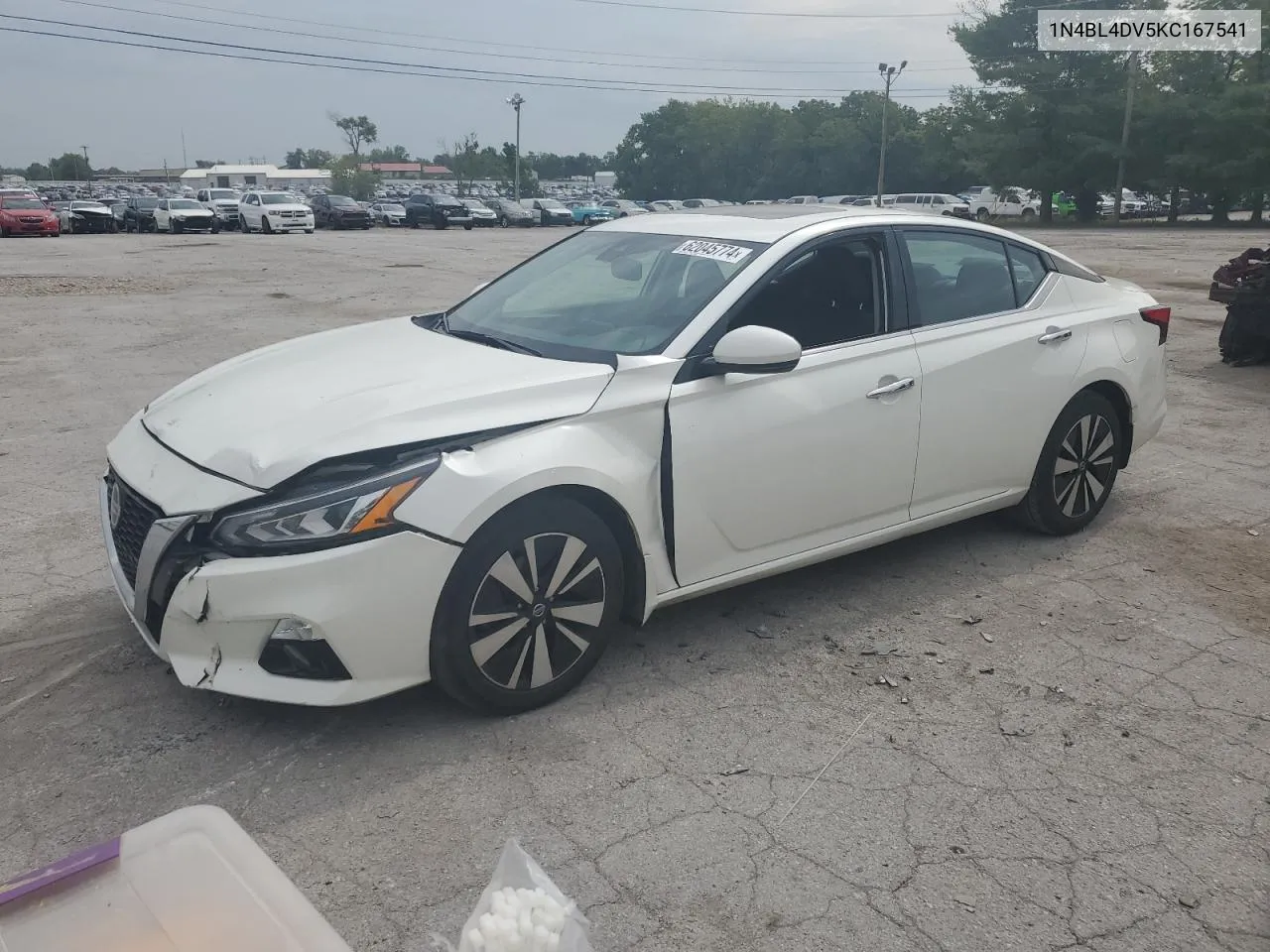 2019 Nissan Altima Sv VIN: 1N4BL4DV5KC167541 Lot: 62045774