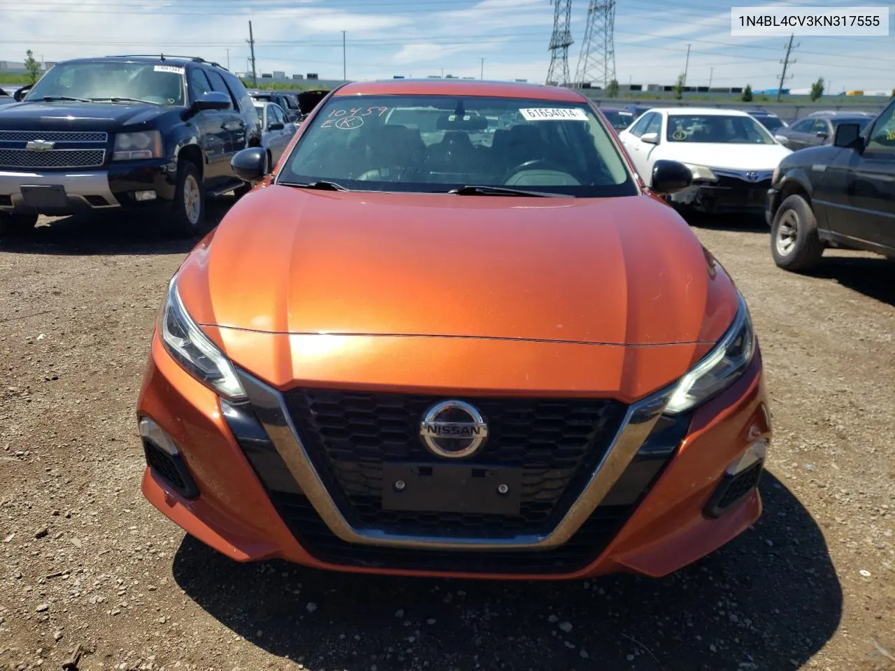 2019 Nissan Altima Sr VIN: 1N4BL4CV3KN317555 Lot: 64082864