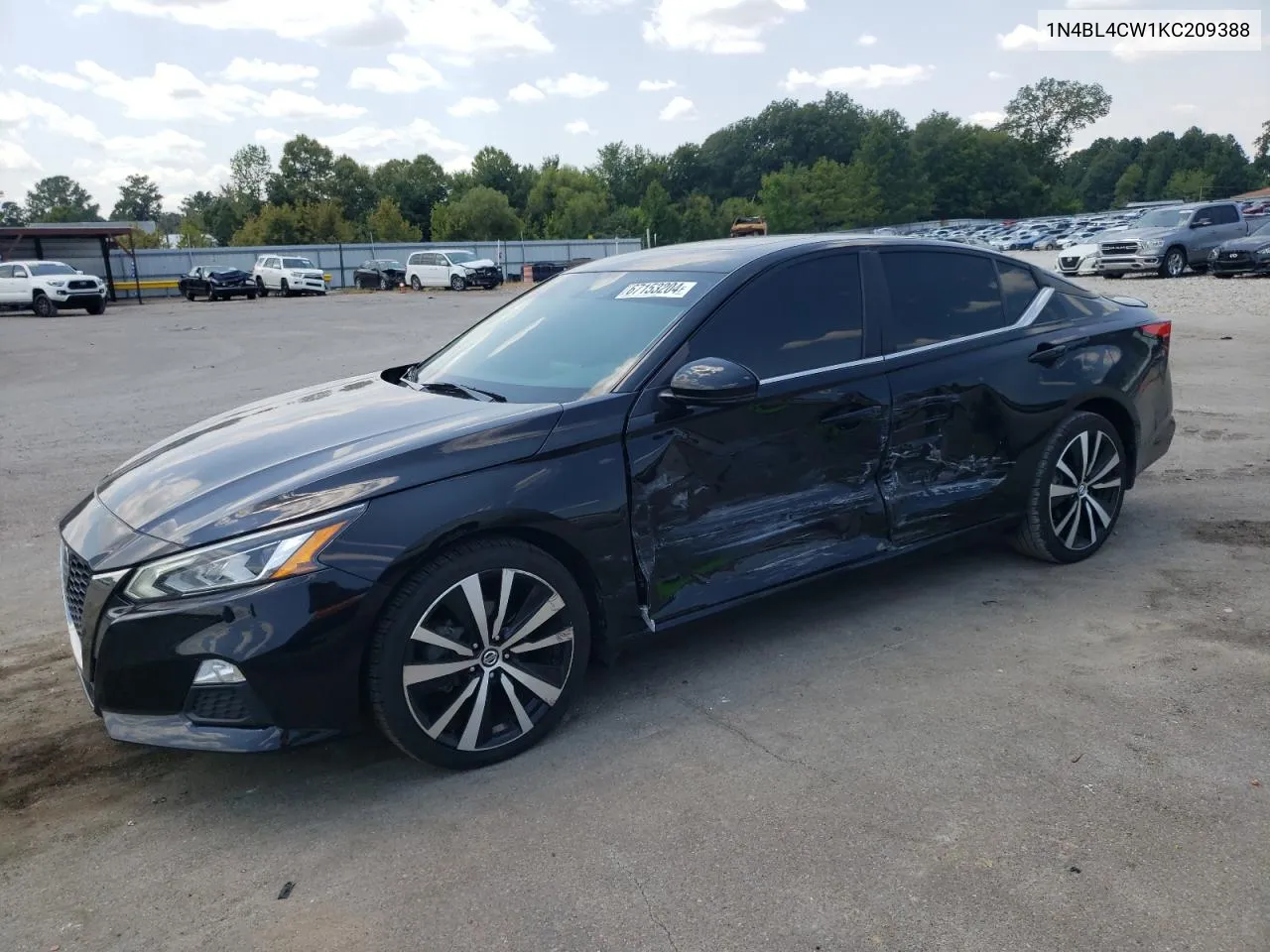 1N4BL4CW1KC209388 2019 Nissan Altima Sr